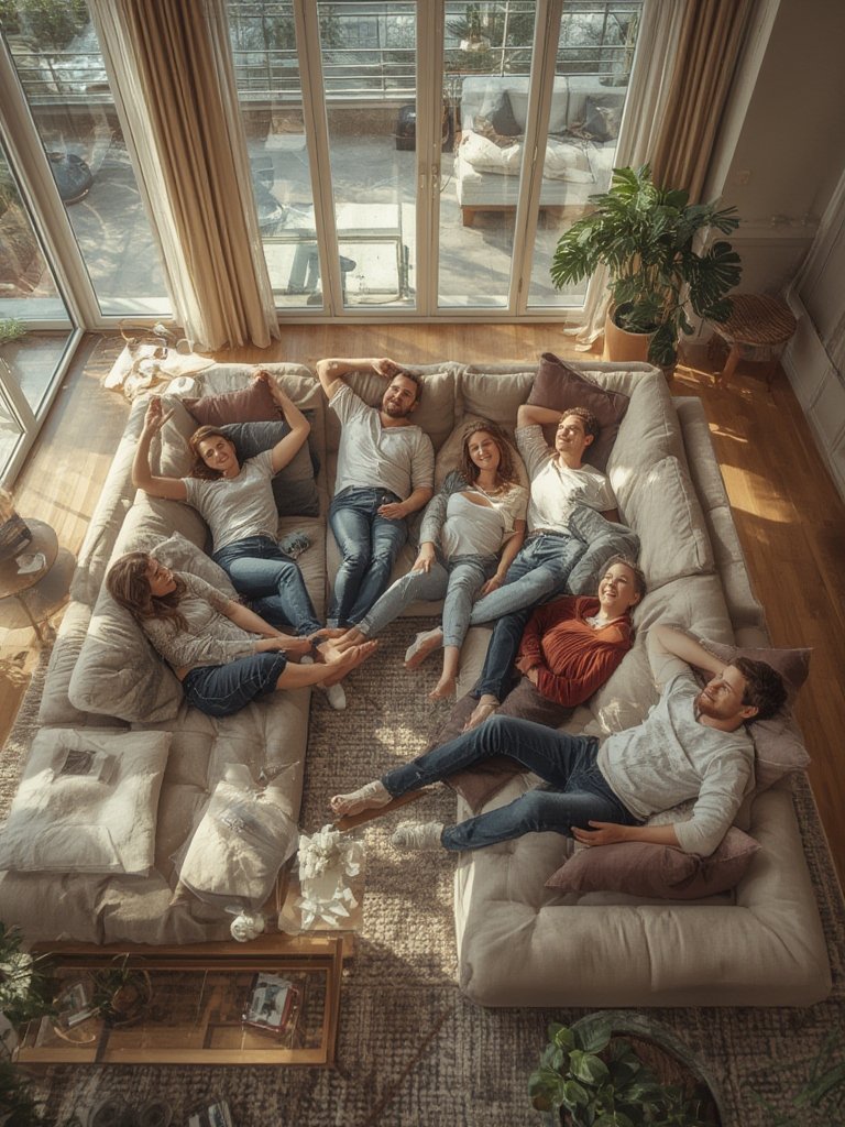 boneless couch - Illustration 3