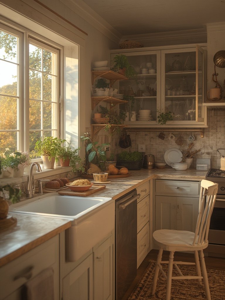 cottagecore kitchen