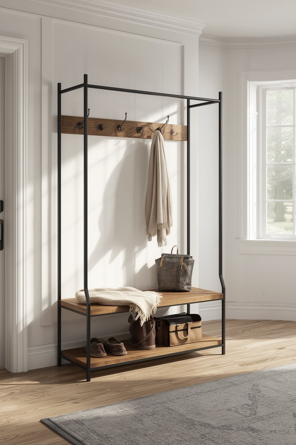 hall tree product view