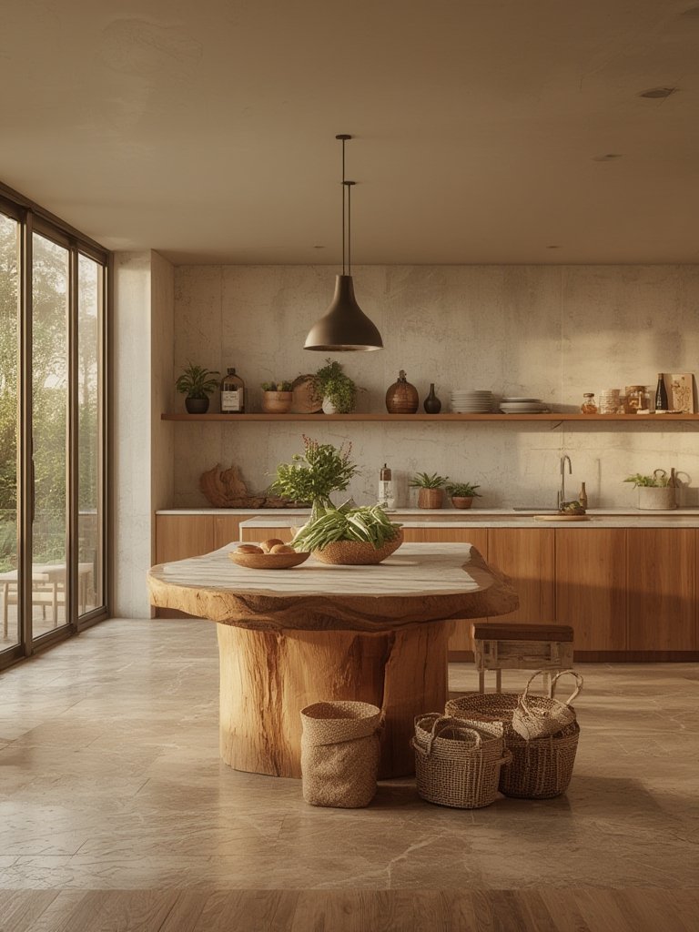 organic modern kitchen decor - Illustration 3