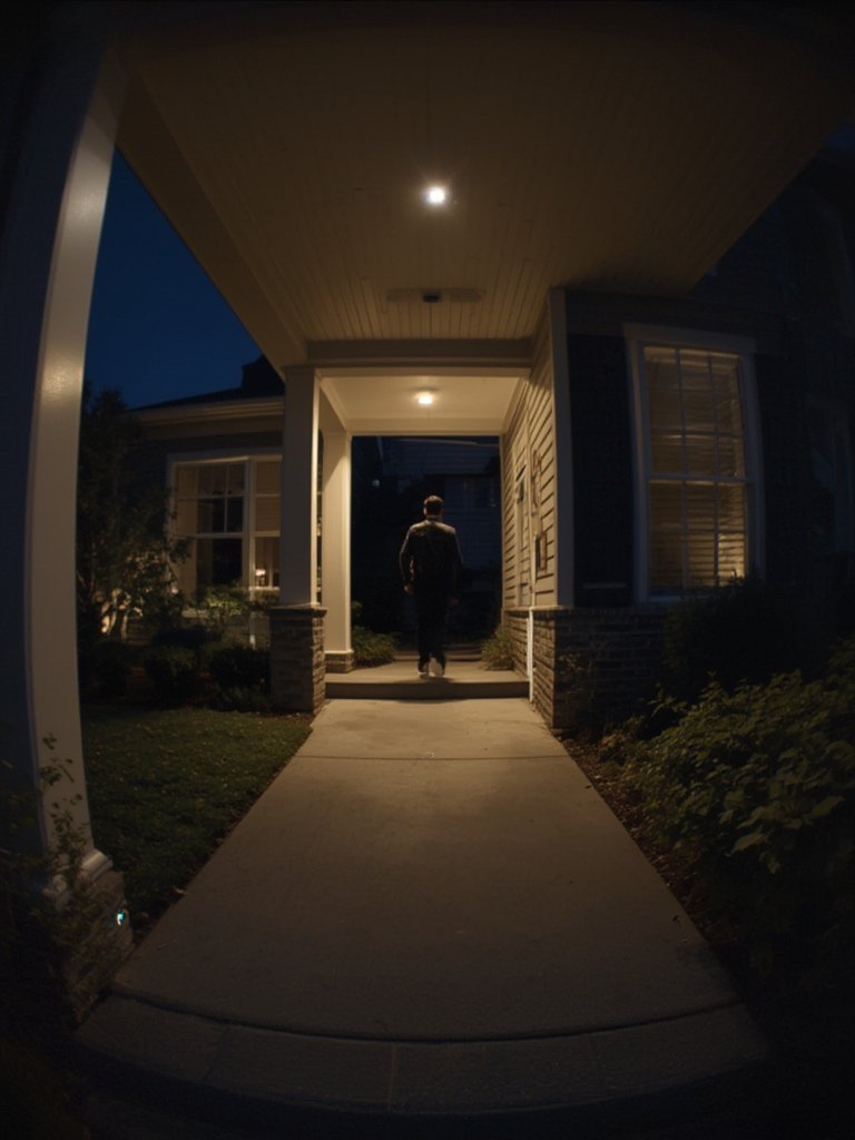 outdoor camera in action