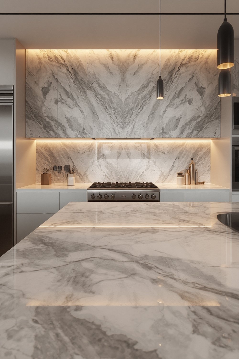 Slab Marble Backsplash: 7 Best Ways to Achieve a Stunning Kitchen (Proven Guide) 2 slab marble backsplash - Illustration 1