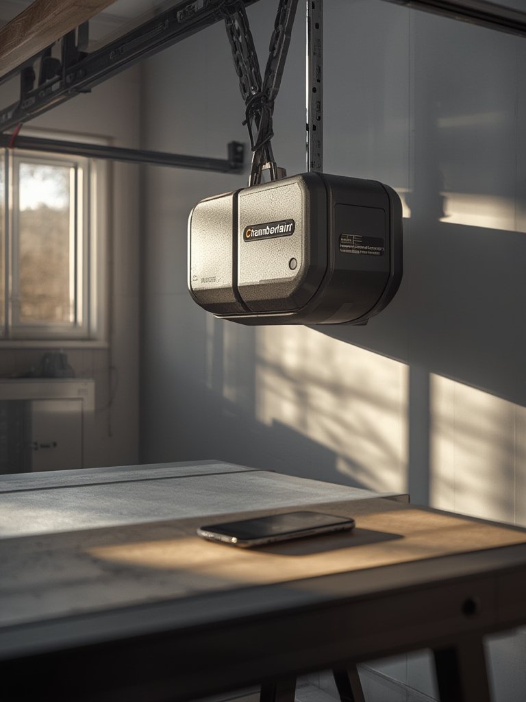 garage opener in action