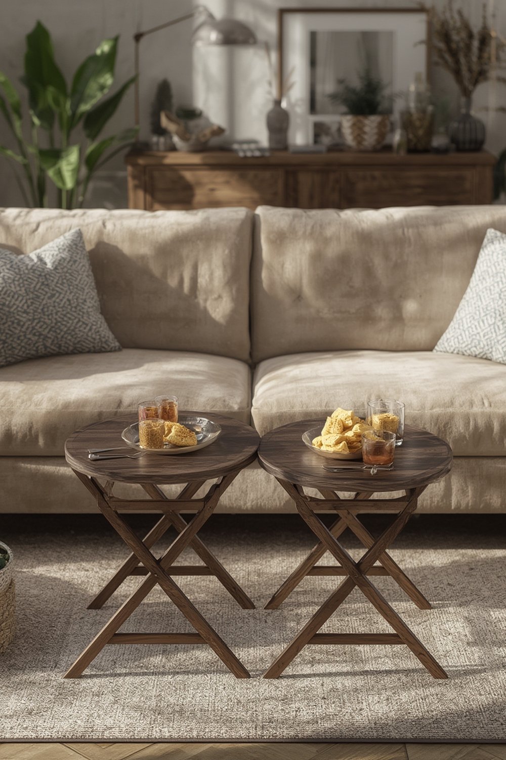 snack tables product view