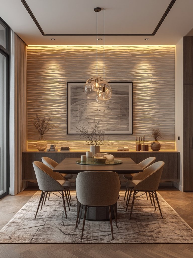 textured walls interior