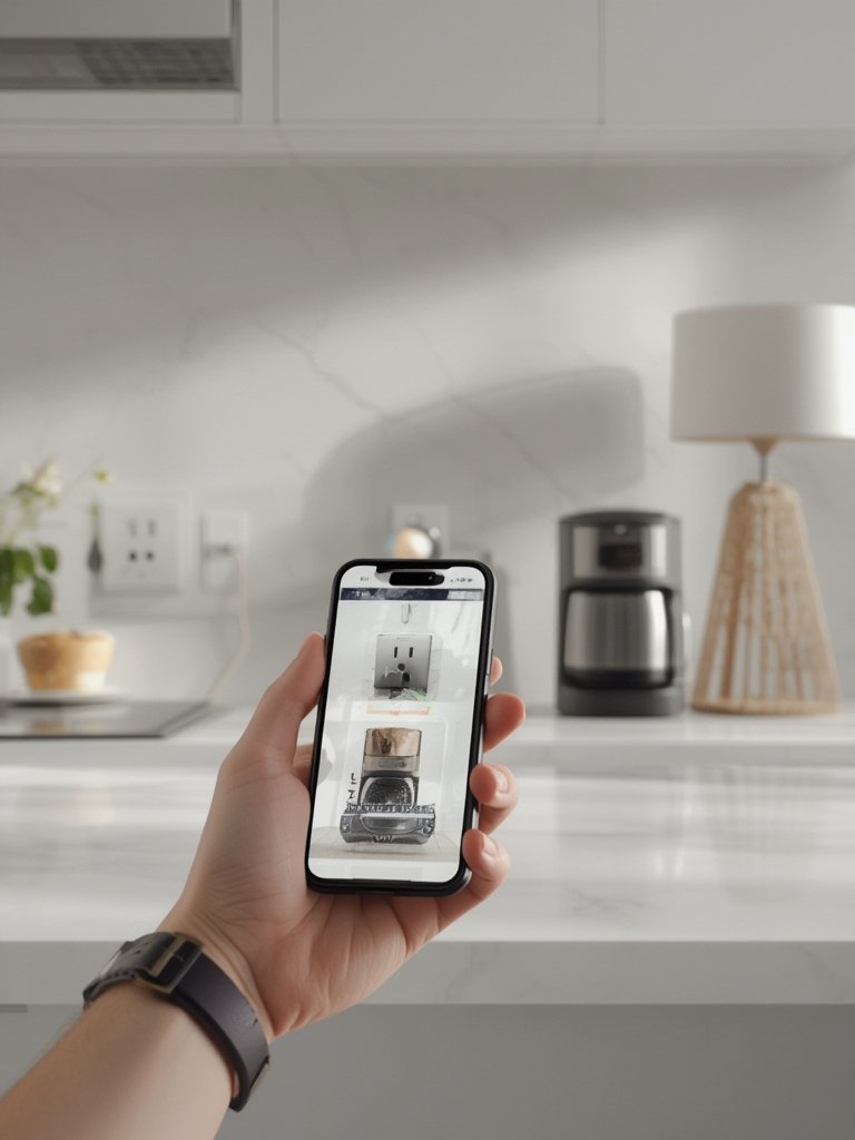 smart outlet in action