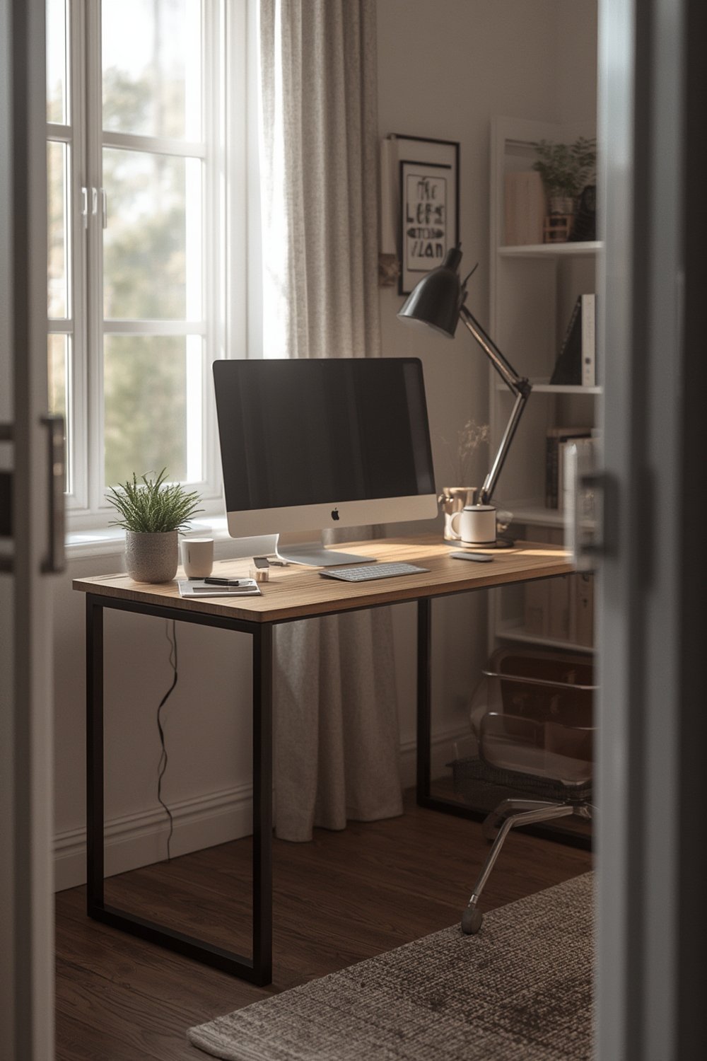 computer desk product view