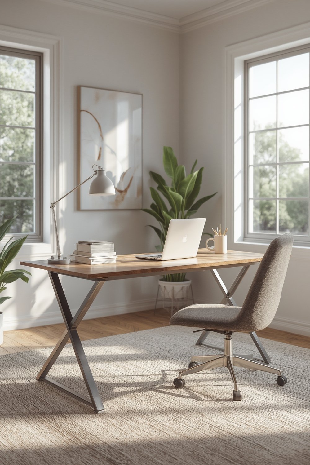 computer desk product view