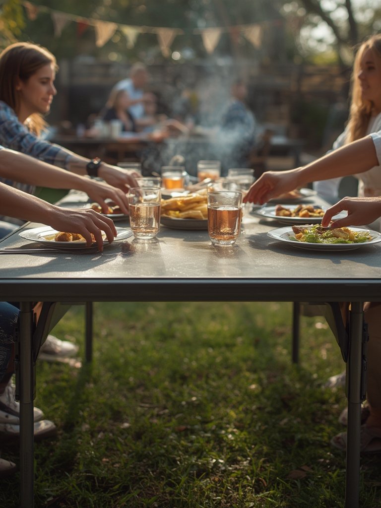 Folding Table: 7 Ultimate Steps For An Amazing Event Solution In 2026 2 folding table in action