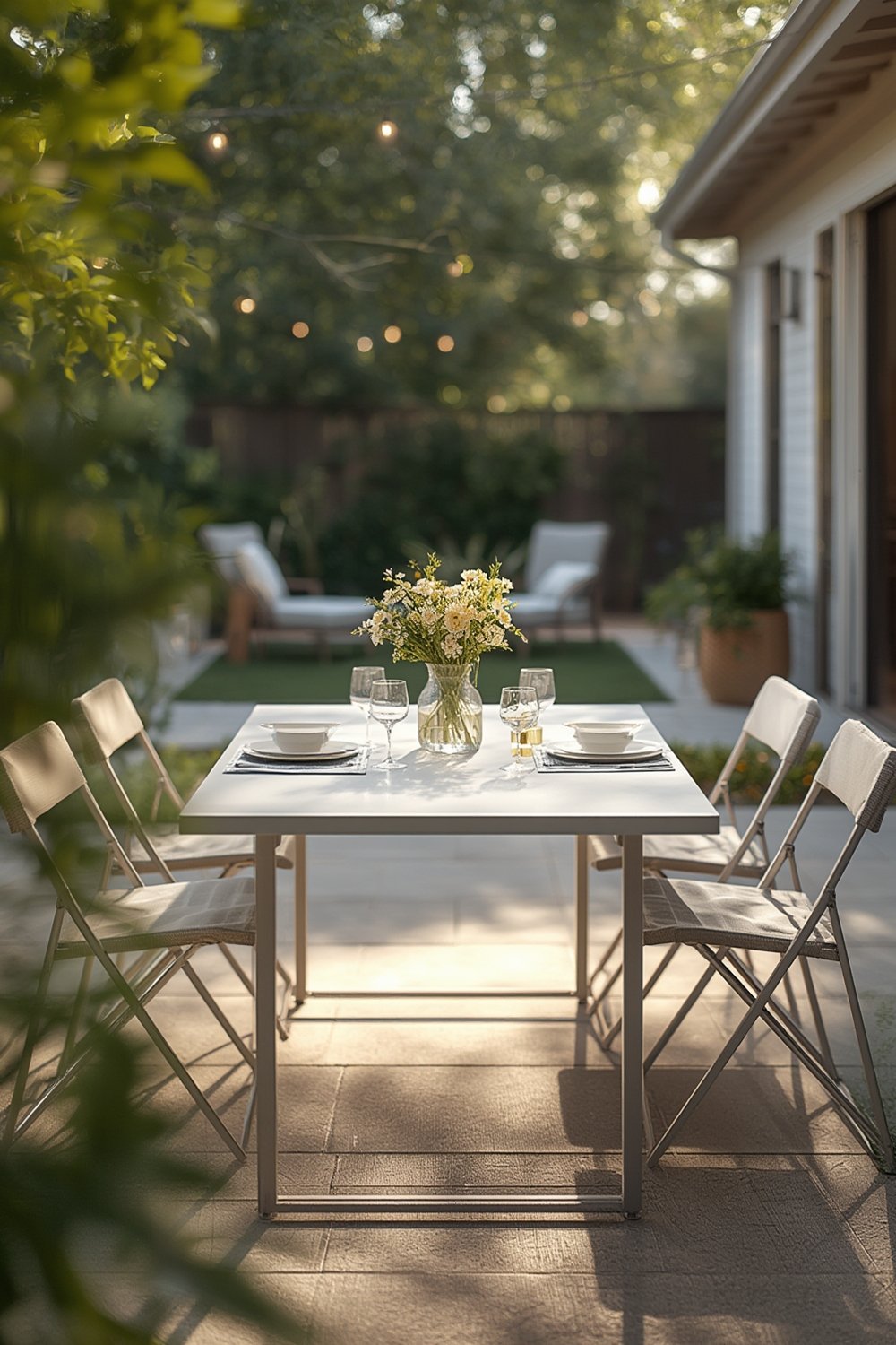 folding table product view