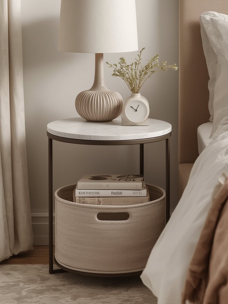 side table in action