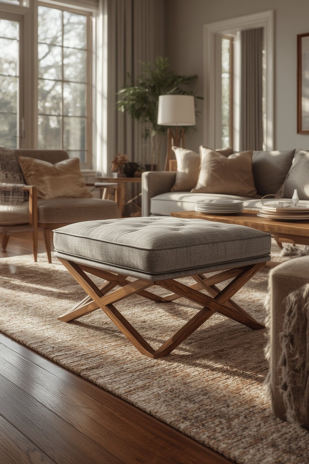 ottoman stool product view