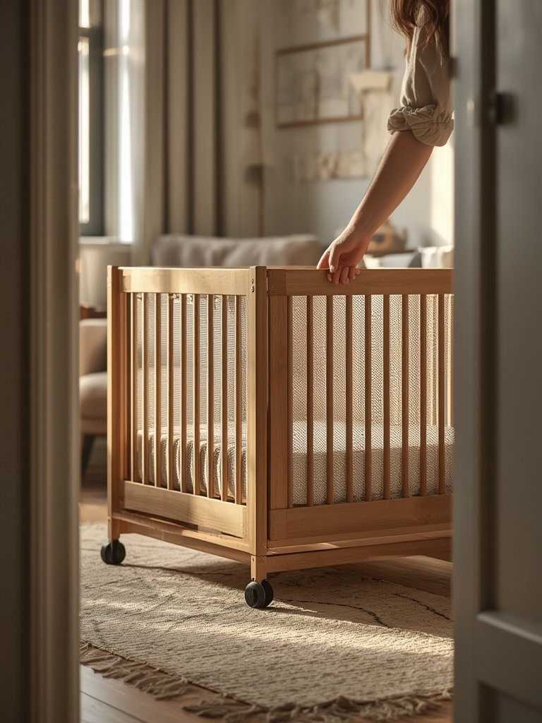 Mini Crib: 7 Ultimate Steps For The Best Baby Sleep Solution 2 mini crib in action